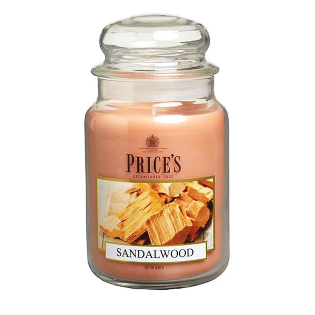 Price's Sandalwood Large Jar Candle £17.99